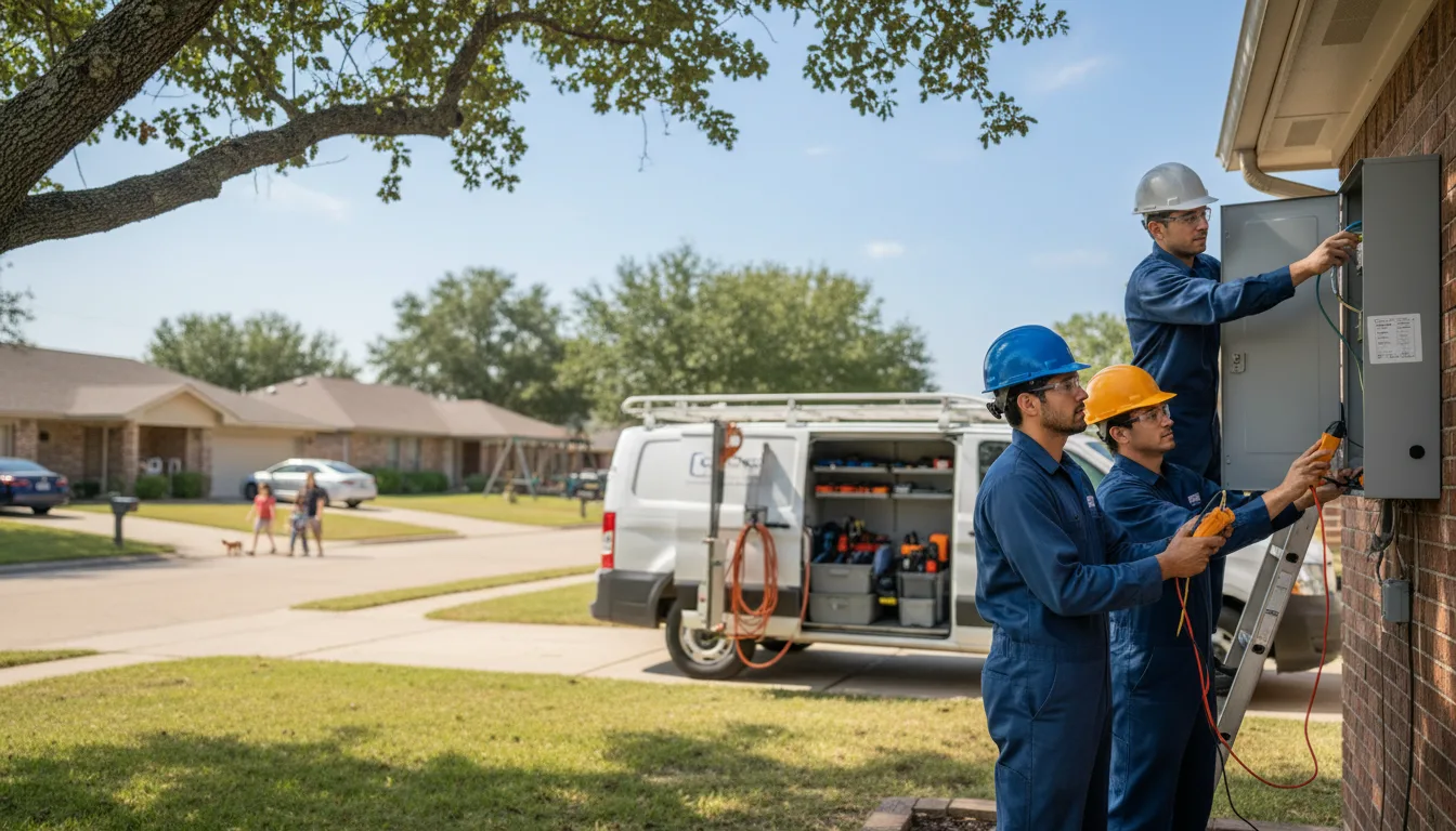 Certified electrician providing emergency electrical services in Winslow, NE